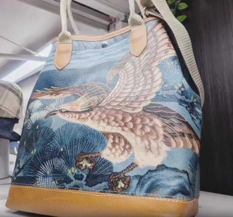 ☆着物地バッグ&ブックカバー展、シャポー本八幡にて好評開催中！