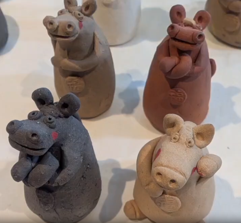 ☆縁起物の陶芸展、シャポー本八幡にて好評開催中！