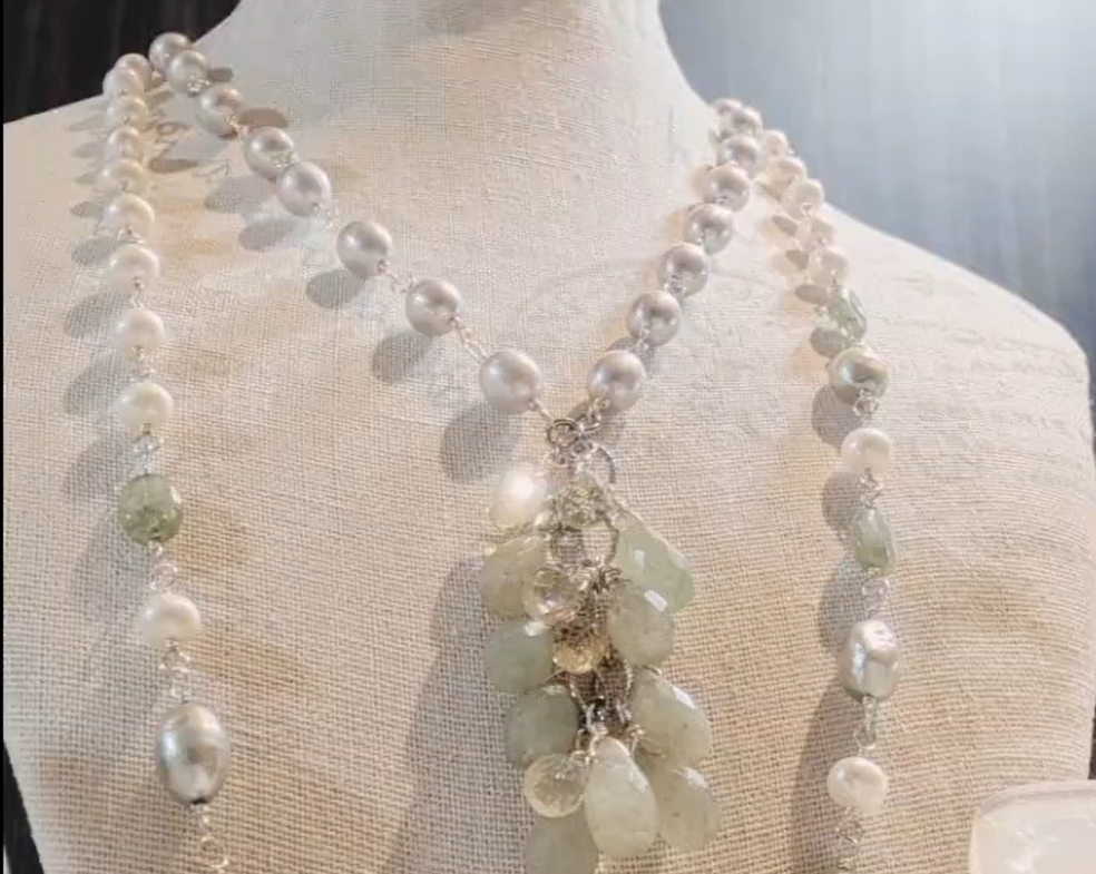 ☆天然石ビーズアクセサリー展、シャポー本八幡にて好評開催中！