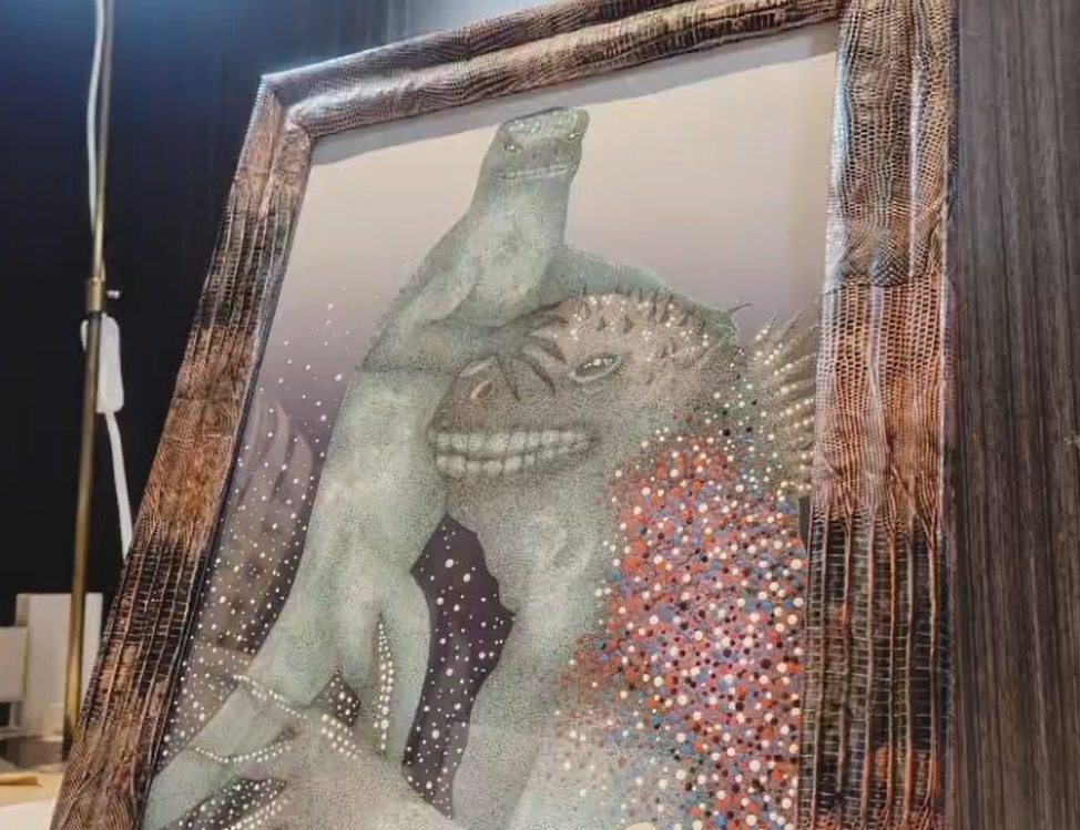 爬虫類点描画展