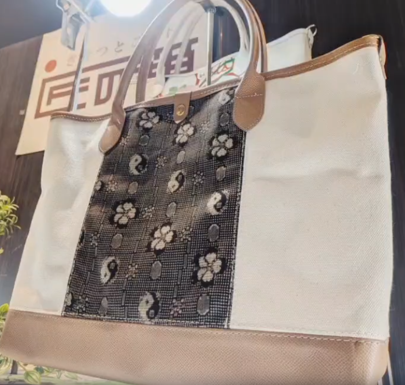 着物地バッグ&ブックカバー展