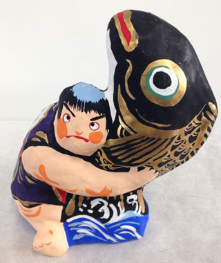 鯉抱き金太郎