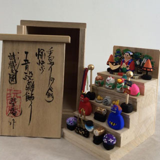 五月人形雛段飾りミニミニ 桃太郎