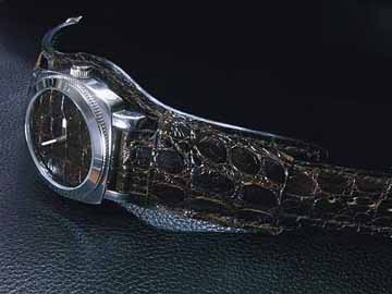送料無料！EARNEST WATCH ”カヴァード”【クロコサイド／チョコ】 商品写真