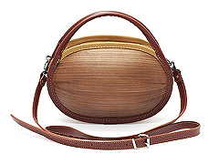 木のバッグ　モナッカ<br>monacca　ishikoro