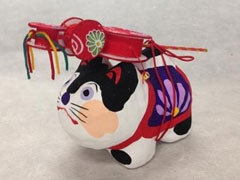 春日部張子人形　でんでん犬張子（中）