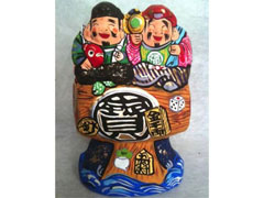 春日部張子人形　 二福神