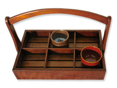 江戸指物　ぐいのみ入れ【茂上工芸】