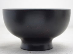 刷毛汁椀　刷毛曙　刷毛目塗り【越前漆器】