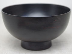 仙才汁椀　刷毛曙　刷毛目塗り【越前漆器】