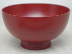 仙才汁椀　刷毛根来　刷毛目塗り【越前漆器】