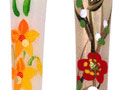 和ろうそく　「絵ろうそく　四季の花（手描き）」　12本入り