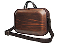 木のバッグ　monacca　bag-kaku　ブラウン (BK-BSS)【エコアス馬路村】