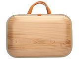 木のバッグ　monacca　bag-kaku　プレーン (BK-P)【エコアス馬路村】パッケージ写真